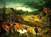 Pieter Bruegel boskapen drivs hem France oil painting artist